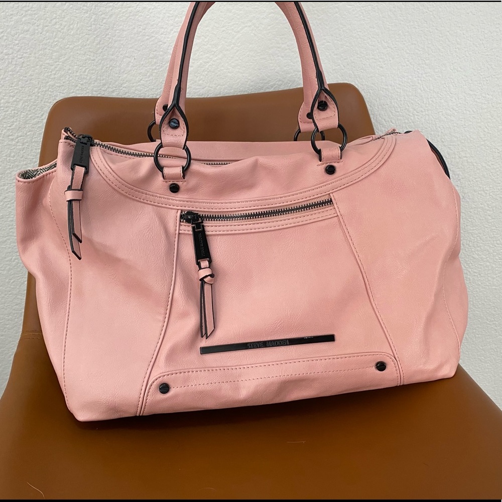 Blush Steve Madden Arm bag with crossbody strap